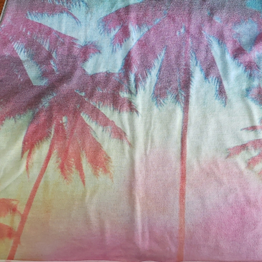 F21 Beachy Vibes Cut-Out Tank - Palm Treeeeees - M - Picture 7 of 12